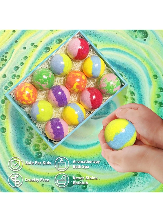 Lisotera Bath Bombs for Kids, 12pcs Bath Bombs with Surprise Toys Inside, Natural and Organic Colorful Bubble Bath Fizz Bomb for Kids, Gift Set for Birthday, Halloween, Christmas for Boys and Girls - Image 5