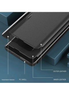 ICARLUS Case for Honor X9c 5G Stand Full Protection Leather Phone Cover - Black  - Image 3