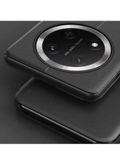ICARLUS Case for Honor X9c 5G Stand Full Protection Leather Phone Cover - Black  - Image 5