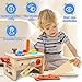 Mgtfbg Kids Tool Set 29 PCS Wooden Toddler Tool with Box Montessori STEM Educational Pretend Play Construction Toy for 2 3 4 5 6 Year Old Boys Girls Best Birthday Gift - Image 3