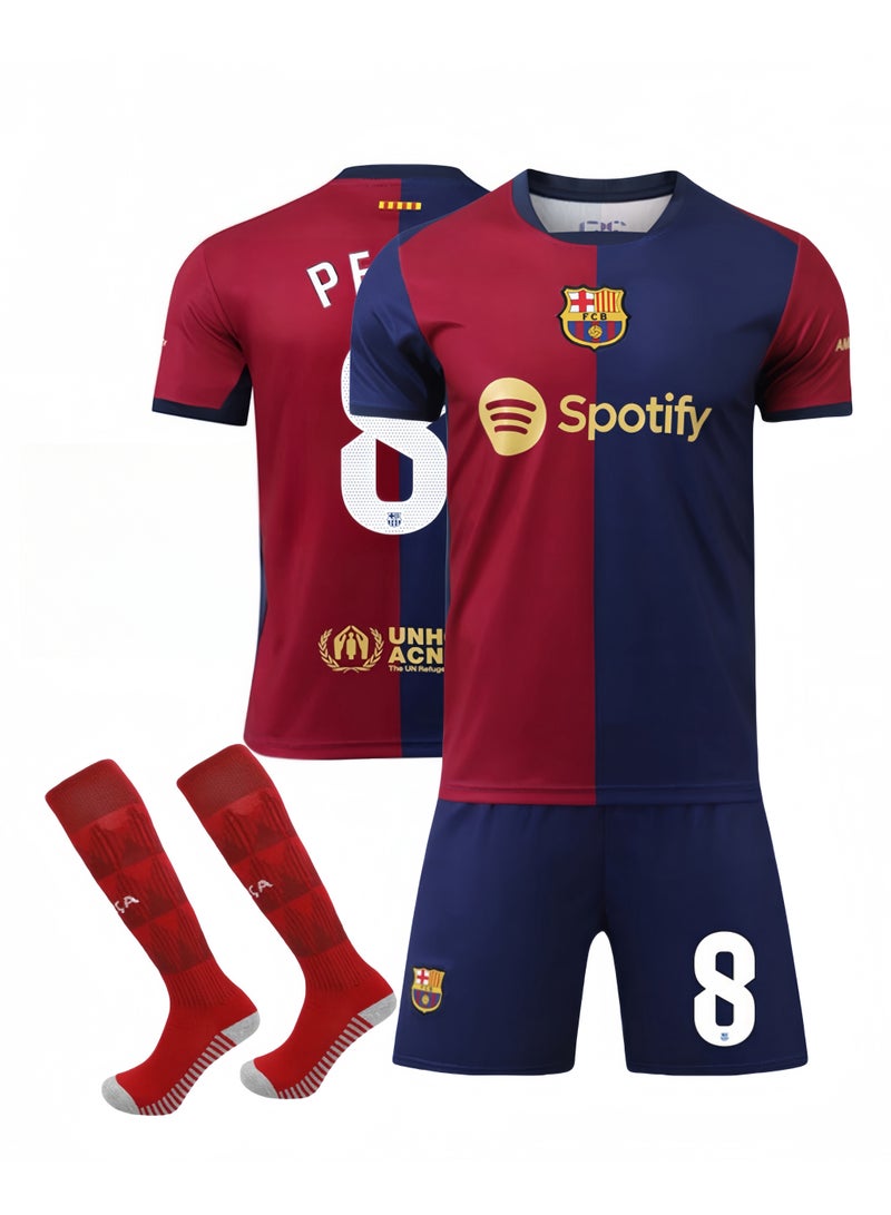 SKT Shiketro Adult Outdoor Sports Suit Size 8 Football Uniform T-shirt Three-piece set  - Image 1