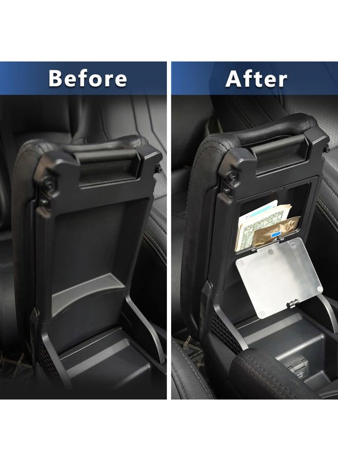 CarQiWireless Honda Civic Center Console Organizer Storage Box - Black ABS Material - Image 5