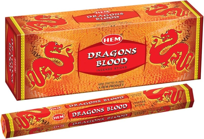 HEM Dragons Blood Incense Sticks - 120 Sticks Box for Relaxation and Stress Relief - Image 2