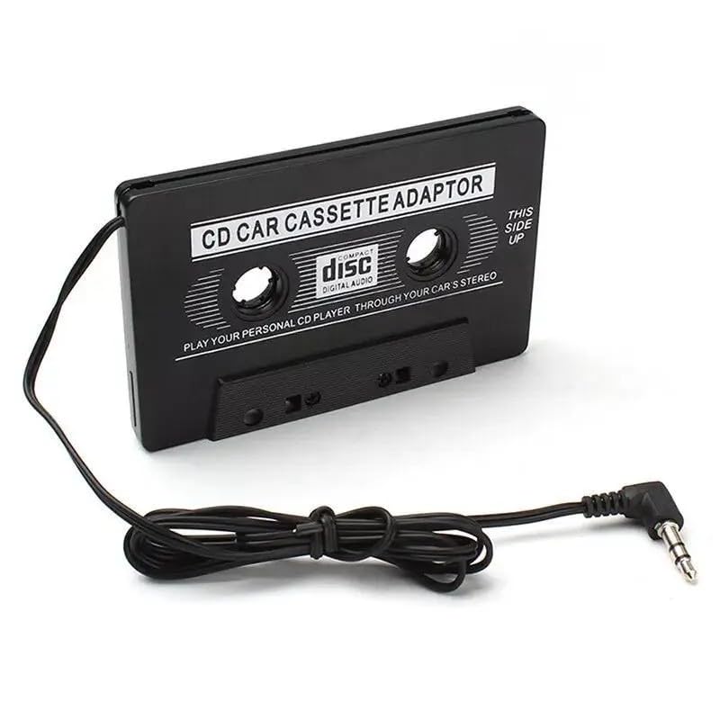 Hendel Universal Car Music Audio Cassette Tape aux Adapter Converter 3.5mm Plug (Black) Play Your Personal CD Player Through Your Cars Stereo - Image 5