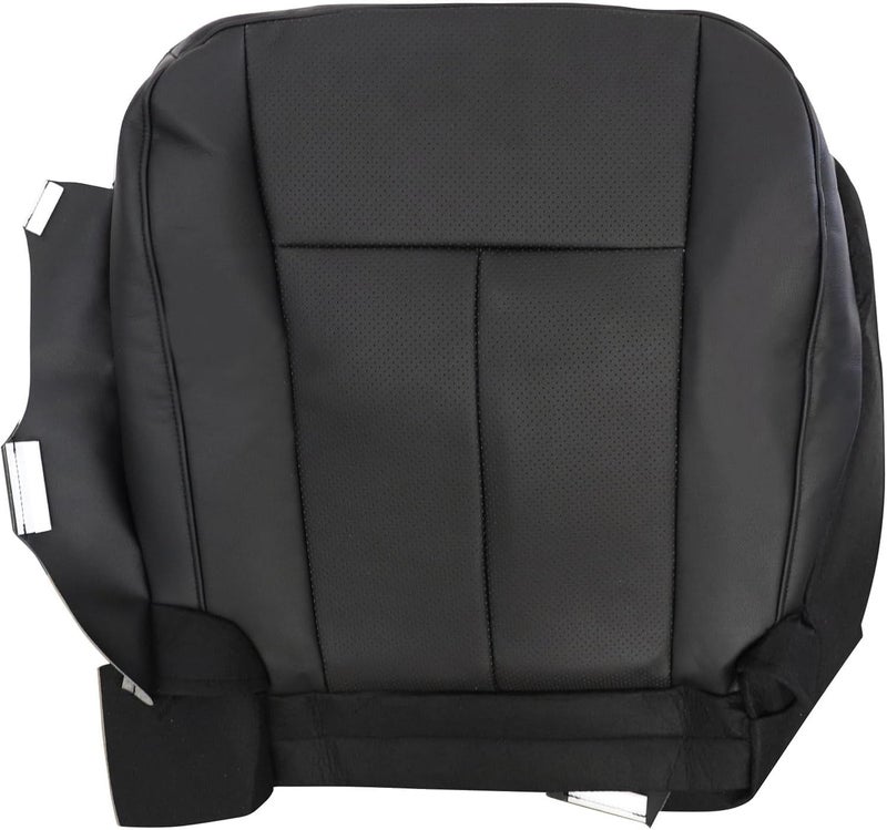Sekeseauto Front Driver Side Bottom Perforated Leather Replacement Seat Cover Black for Ford Expedition 2007-2014 - Image 1