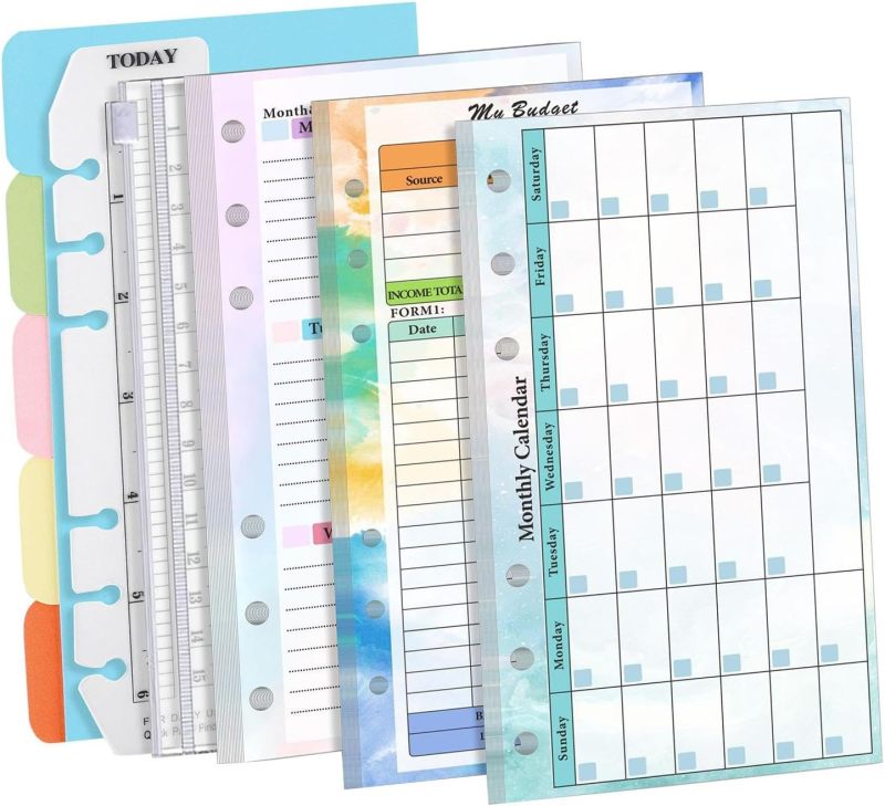 Loose Leaf Paper: 6 Drill Holes, Smooth Writing Experience, Reliable Construction - Multi Purpose Paper for Students, Professionals, School, Office, Travel - Image 1