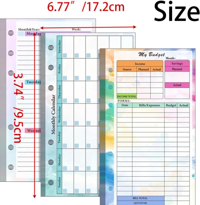 Loose Leaf Paper: 6 Drill Holes, Smooth Writing Experience, Reliable Construction - Multi Purpose Paper for Students, Professionals, School, Office, Travel - Image 2