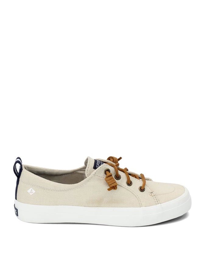 SPERRY Women's Crest Vibe Sneaker, Linen/Oat, 7.5 Wide - Image 5