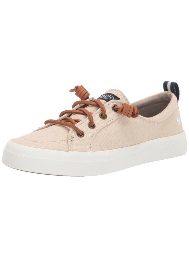 SPERRY Women's Crest Vibe Sneaker, Linen/Oat, 7.5 Wide - Image 1