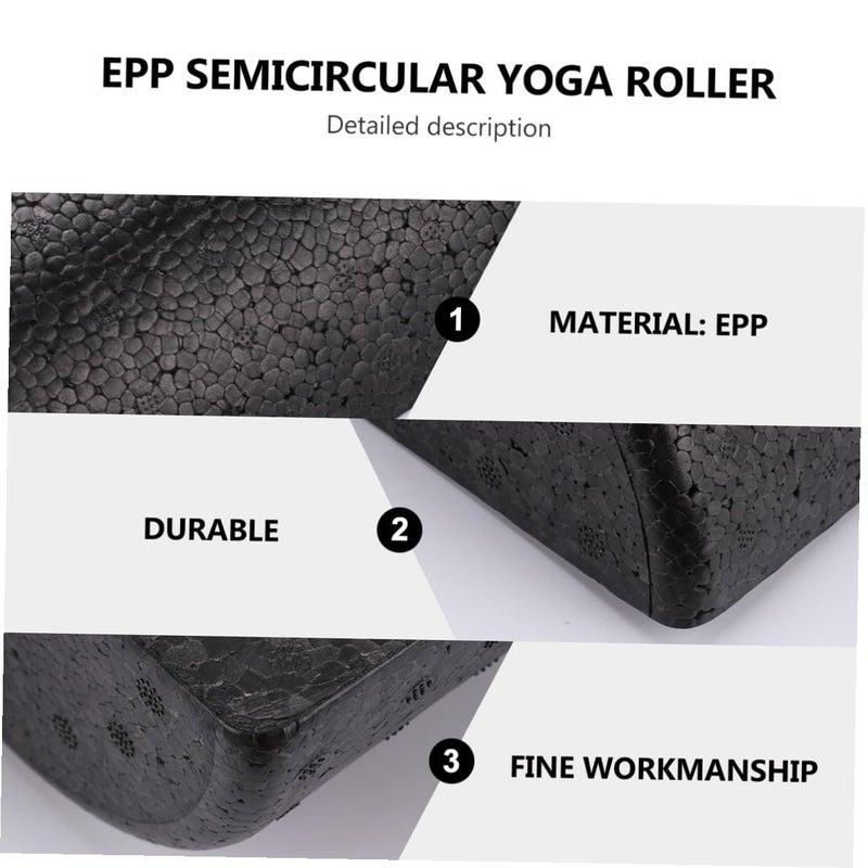 2pcs EPP Semicircular Yoga Foam Roller for Fitness Muscle Massage and Physical Therapy - Image 4