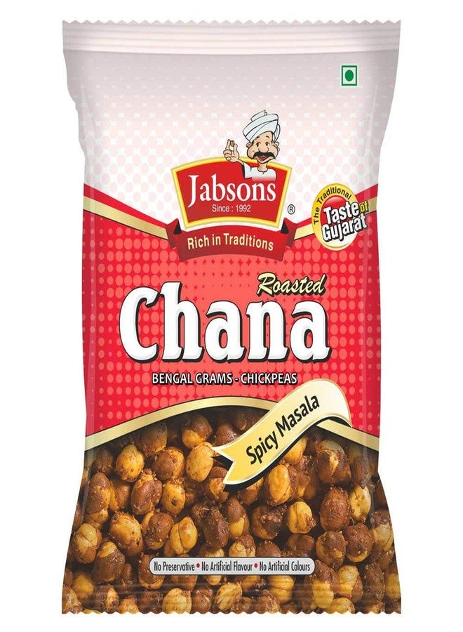 Jabsons - Roasted Chana Chickpeas (3 Pack), 150g x 3 (Spicy Masala) - Image 2
