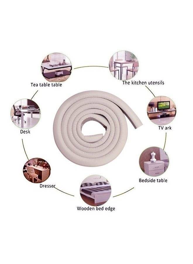 The Little Lookers Baby Proofing 2 Metre Lshaped Edge Guards Roll ; Child Safety Edge Protectors ; Safety Accessories For Babies Kids Children (Grey 2 Proffing & 4 Corner Guard)  - Image 3