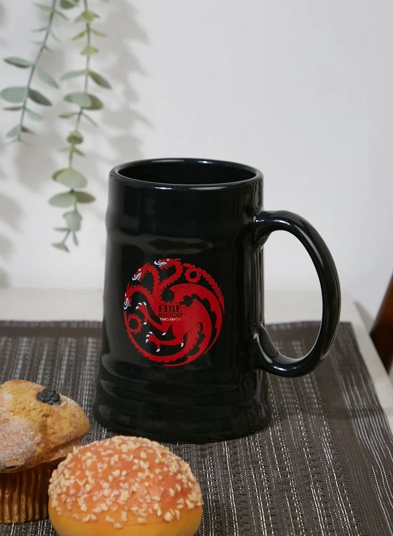 GAMES OF THRONES Game Of Thrones House Targaryen Ceramic Stein Mug
