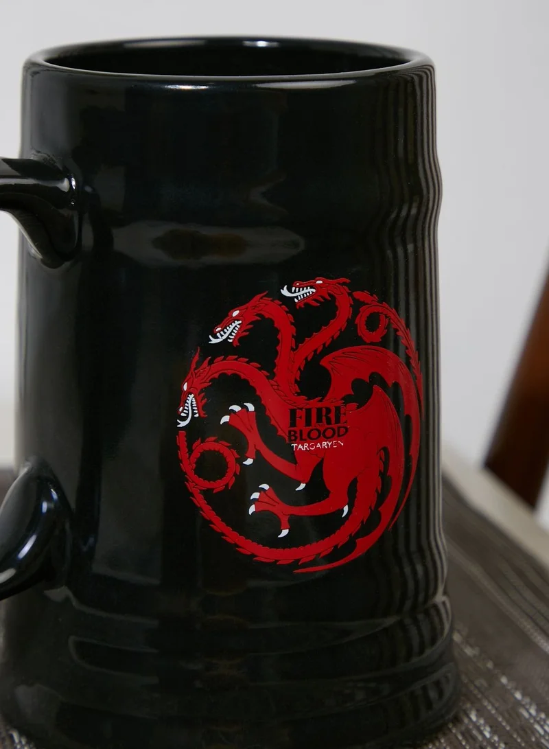 GAMES OF THRONES Game Of Thrones House Targaryen Ceramic Stein Mug