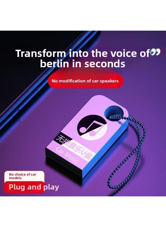 Generic - Car USB Disk Music 2023 Lossless High Sound Quality Songs Mobile Phone Computer Universal WAV USB Disk Car Supplies-Capacity:64g [4500 Song] Professional Tuning-Interface:Upgraded Short Vinyl Chip U Disk - Image 1
