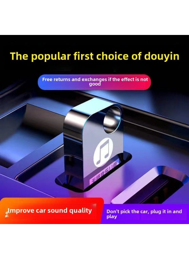 Generic - Car USB Disk Music 2023 Lossless High Sound Quality Songs Mobile Phone Computer Universal WAV USB Disk Car Supplies-Capacity:64g [4500 Song] Professional Tuning-Interface:Upgraded Short Vinyl Chip U Disk - Image 1