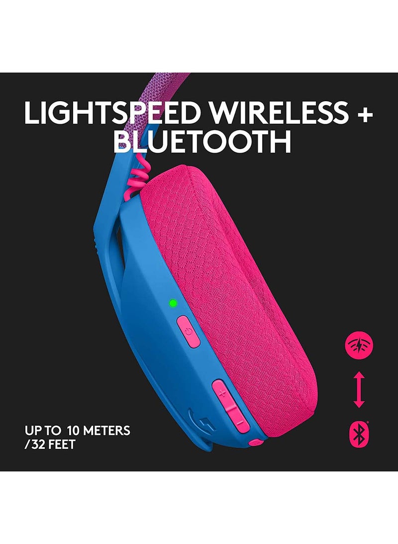 Logitech G435 Light Speed Wireless Gaming Headset - Blue - Image 4