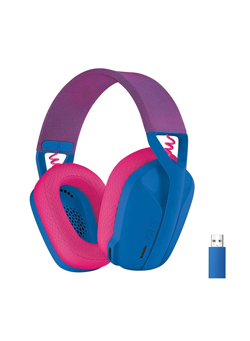 Logitech G435 Light Speed Wireless Gaming Headset - Blue - Image 1