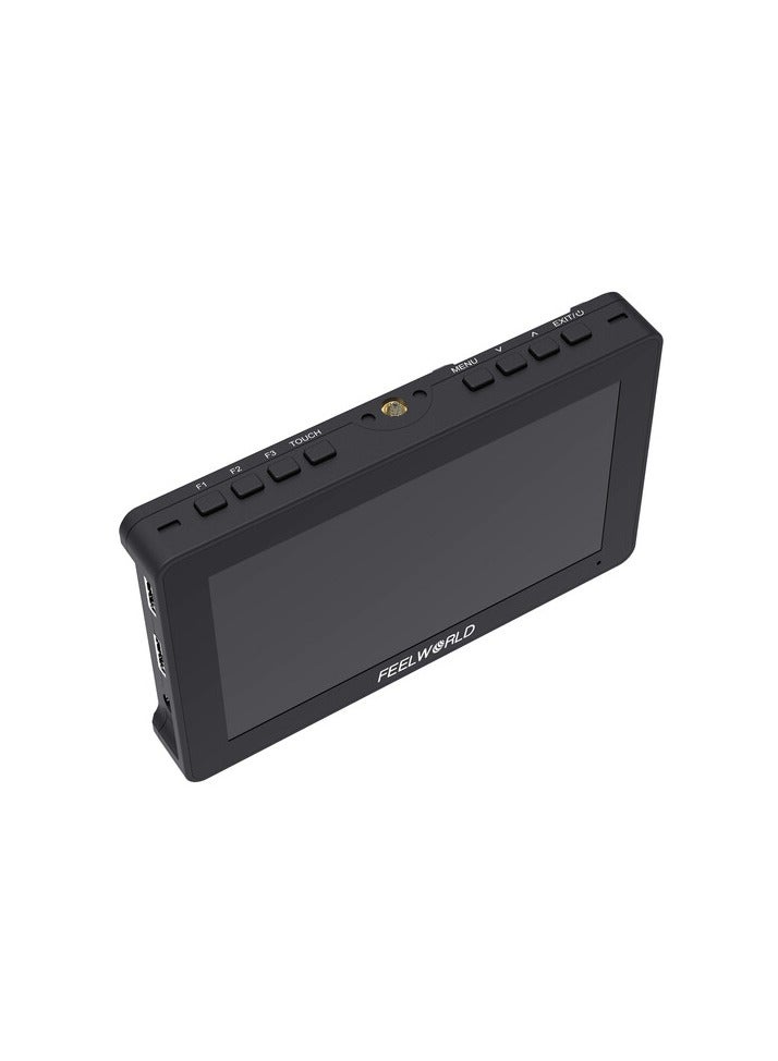 Feelworld FEELWORLD F5 Prox 5.5 Inch 1600nit High Bright DSLR Camera Field Monitor with F970 Battery 6600mAh and Bag, Touchscreen Waveform LUT External Install and Power Kit 1920x1080 HDMI in Out Type-c Input  - Image 3