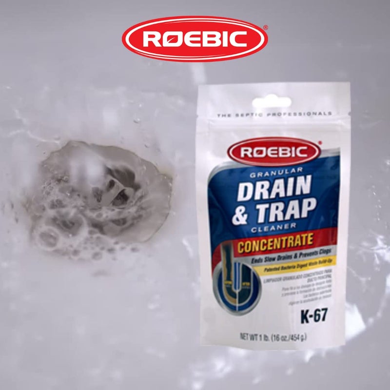 Roebic روبيك K-67GDB 16 أونصة مزيل تراكمات المجاري الحبيبي - Image 3
