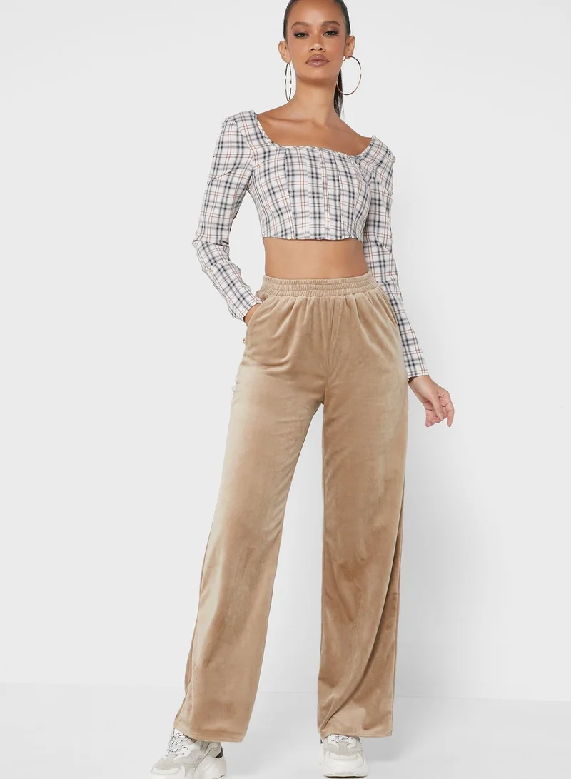 Missguided Wide Leg Joggers