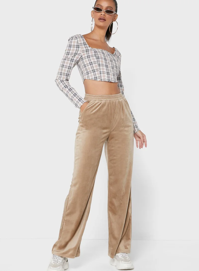 Missguided Wide Leg Joggers