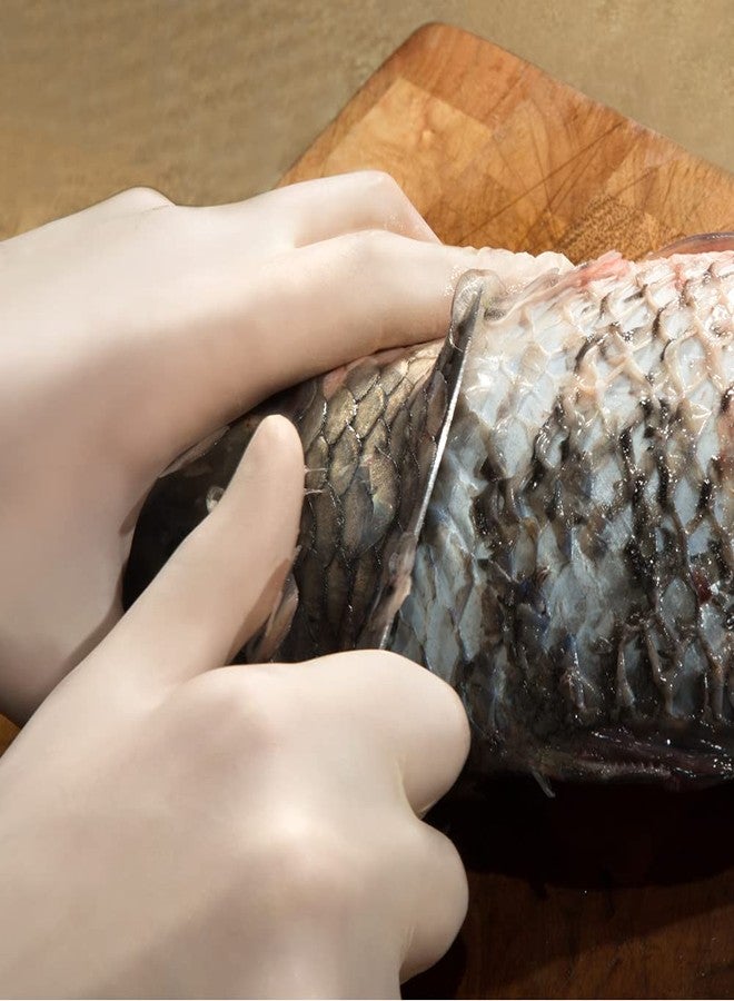 TRONEX 3667 Rubber Latex Disposable Glove, General Purpose, Food Preparation, Non Medical, Fully Textured, Powder Free, Natural Color, X-Large, Box of 100 - Image 3