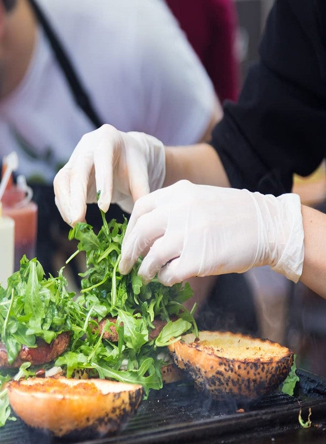 TRONEX 3667 Rubber Latex Disposable Glove, General Purpose, Food Preparation, Non Medical, Fully Textured, Powder Free, Natural Color, X-Large, Box of 100 - Image 2