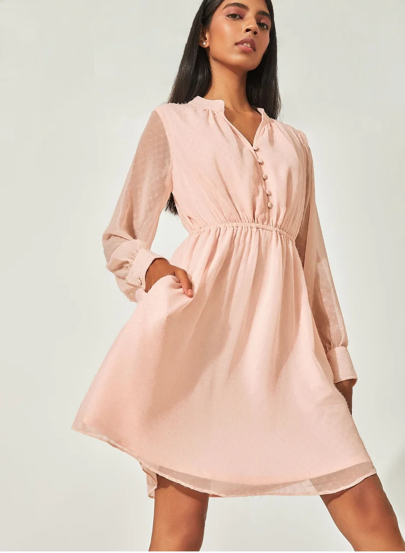The Label Life Collar Mini Dress