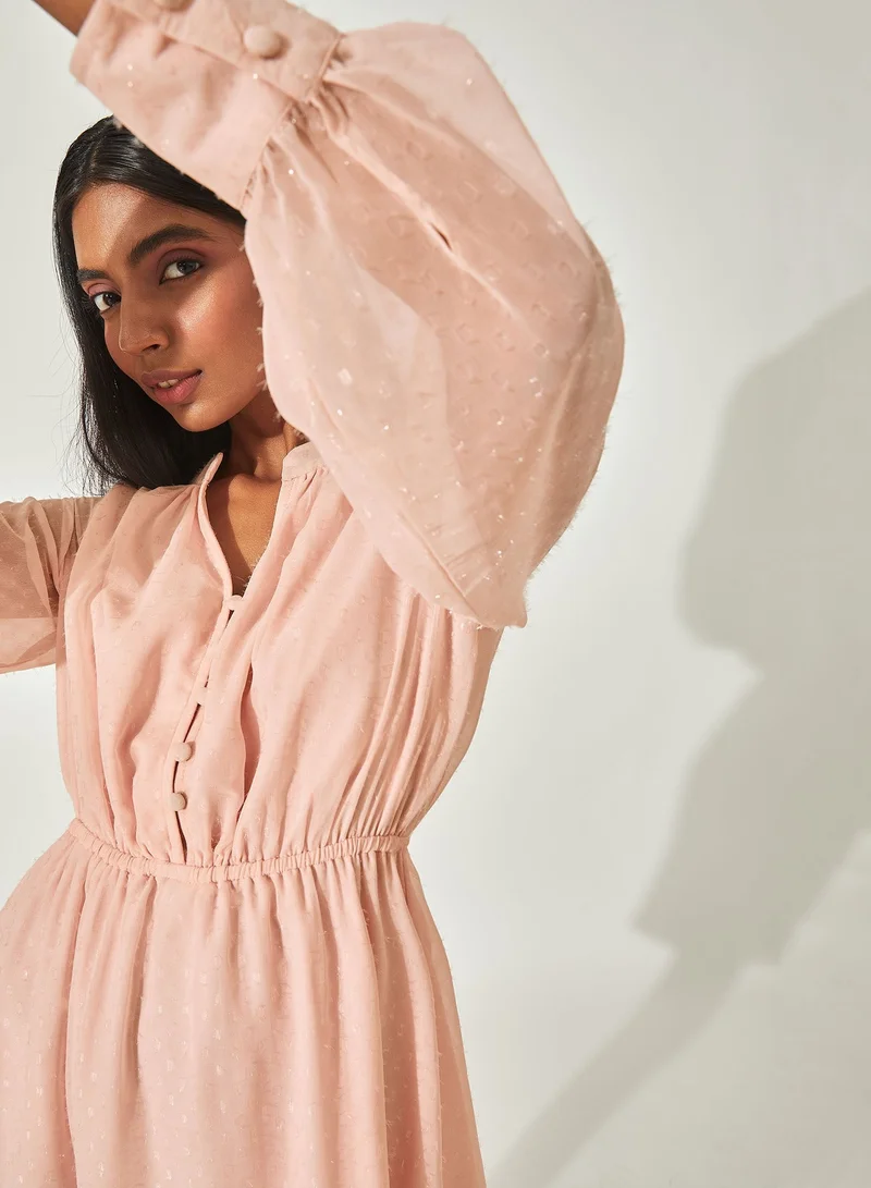 The Label Life Collar Mini Dress