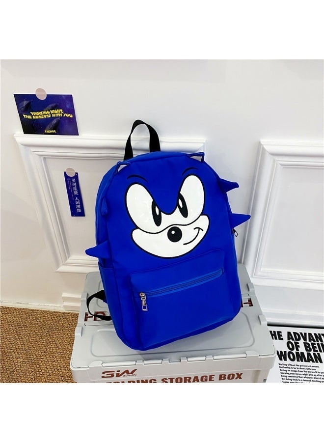 Sonic Cartoon Personalized Travel Backpack, Unisex, Large Capacity Backpack, Suitable for High School and College Students, 43*30*14CM - Image 3