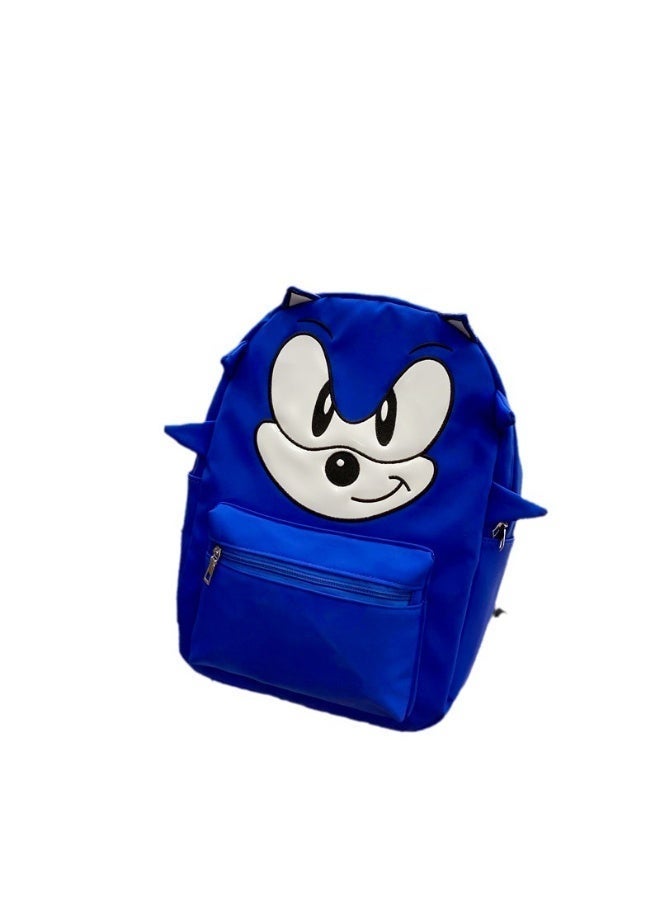 Sonic Cartoon Personalized Travel Backpack, Unisex, Large Capacity Backpack, Suitable for High School and College Students, 43*30*14CM - Image 1