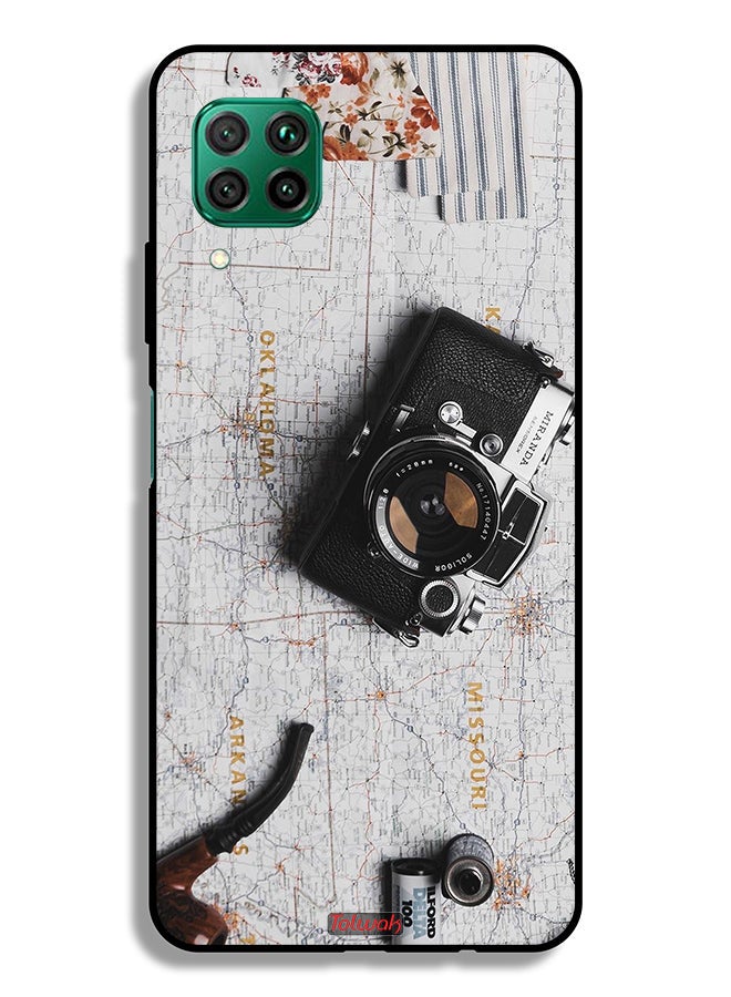 Tolwak Huawei P40 lite 4G Protective Case Cover Vintage Camera - Image 2