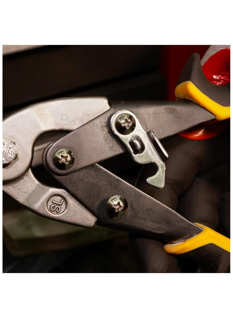 درافل مقصات قصدير احترافية للطيران من دورافيل، بمقبض مريح، باللونين الأسود والأصفر - Image 4