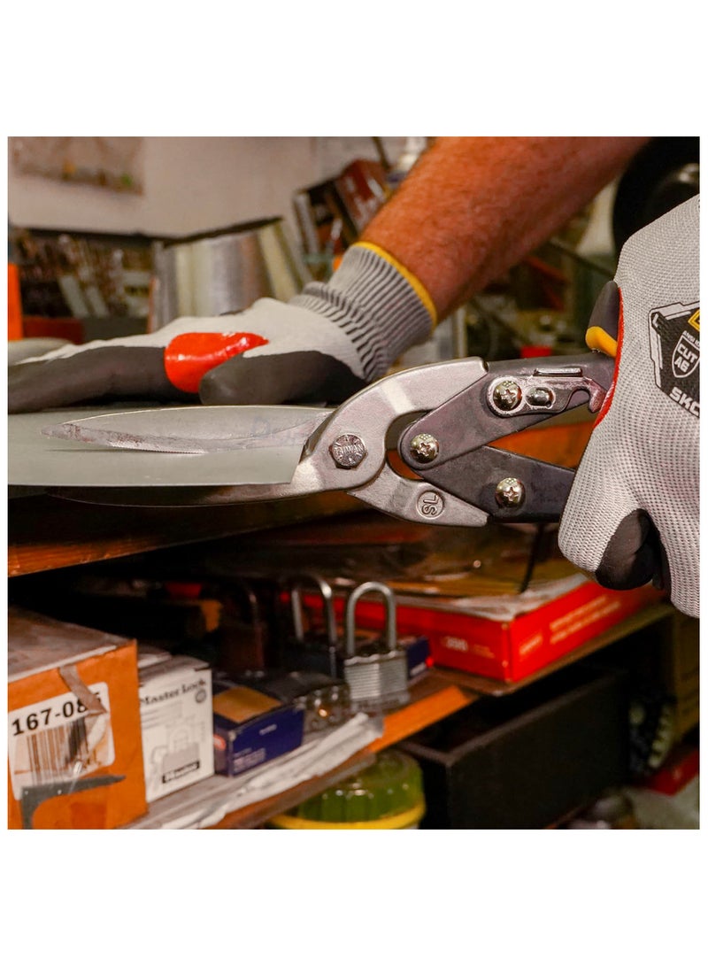 درافل مقصات قصدير احترافية للطيران من دورافيل، بمقبض مريح، باللونين الأسود والأصفر - Image 5