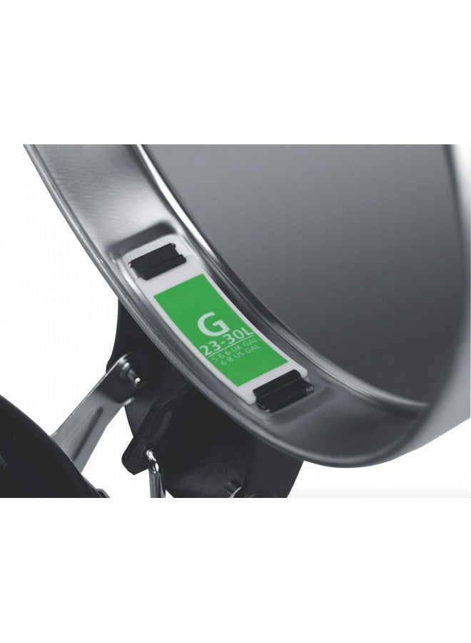 Brabantia PerfectFit Trash Bags (Size G / 6-8 Gallon) Thick Plastic Trash Can Liners with Tie Tape Drawstring Handles (20 Bags) - Image 5