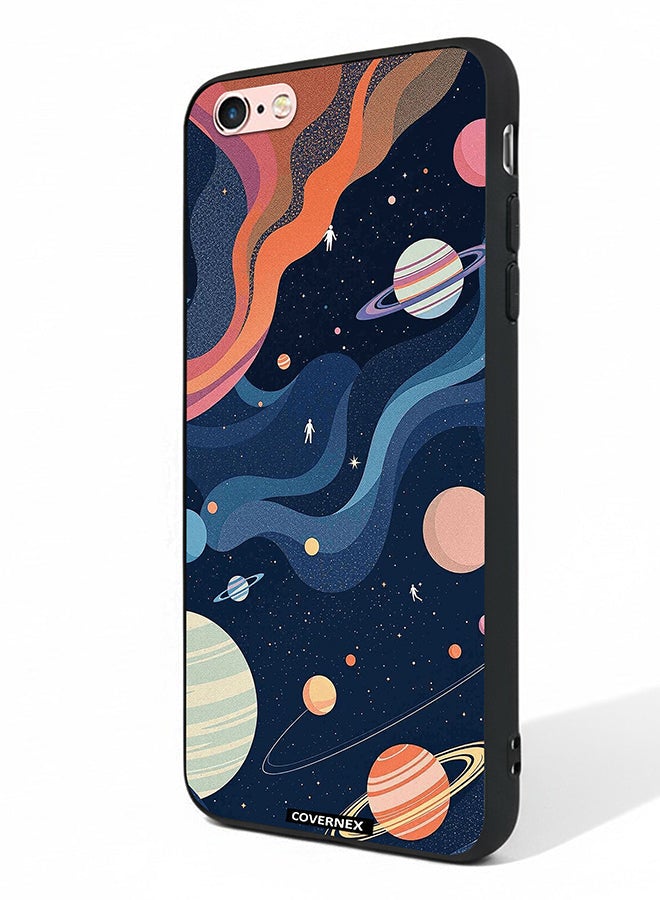 Covernex Apple iPhone 6 Protective Case Cover Printed Featuring Seep Space and Planet Art - Image 1