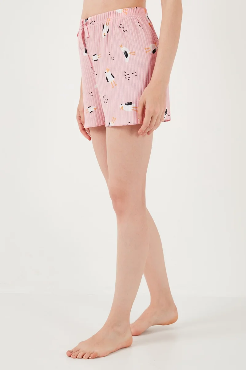 Lela Regular Fit Short Sleeve Pajama Set with Shorts Women's Pajama Set 65740103