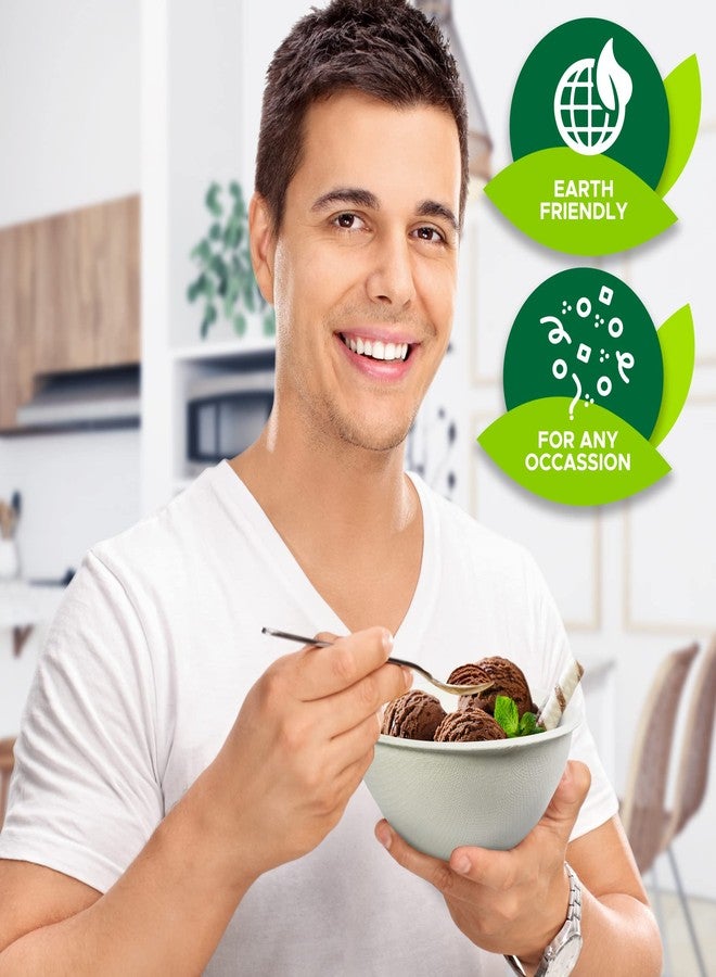 PAMI Biodegradable Sugarcane Bowls, Pack of 50 - 6oz Compostable Microwavable Paper Bowls for Hot & Cold Uses - Image 5