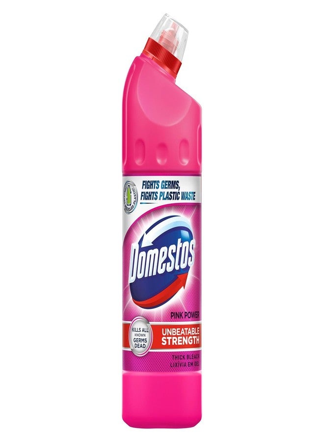 Domestos Toilet Cleaner Thick Bleach Pink Power 750ml - Image 1