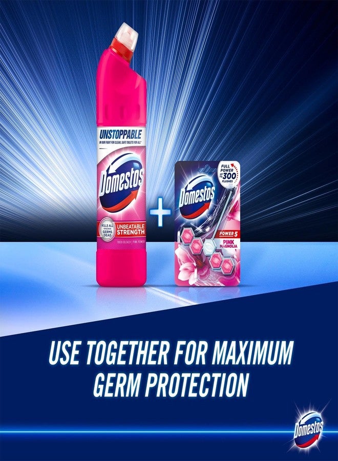 Domestos Toilet Cleaner Thick Bleach Pink Power 750ml - Image 2
