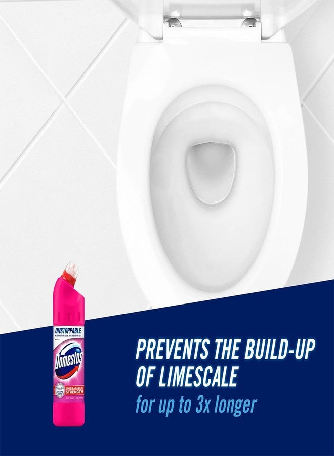 Domestos Toilet Cleaner Thick Bleach Pink Power 750ml - Image 4