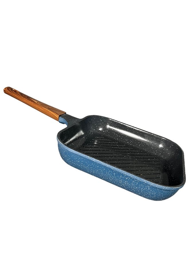Glory Grill Granite Non Stick Premium Size 28 cm Blue - Image 3