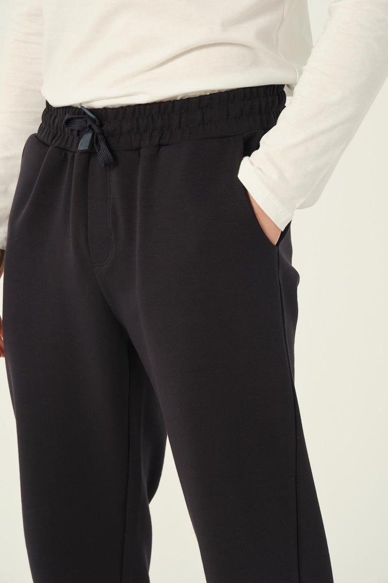RICH Men's Basic Jogger Pants Scuba Sweatpants Straight Leg  - Image 3