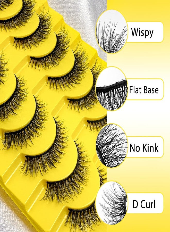 Homeaura 10-Pairs Half False Eyelashes with Fluffy Volume Strip Easy Application | Reusable | Multi-Pack Value | Natural Look | Beginner-Friendly | Comfortable Wear - Image 3