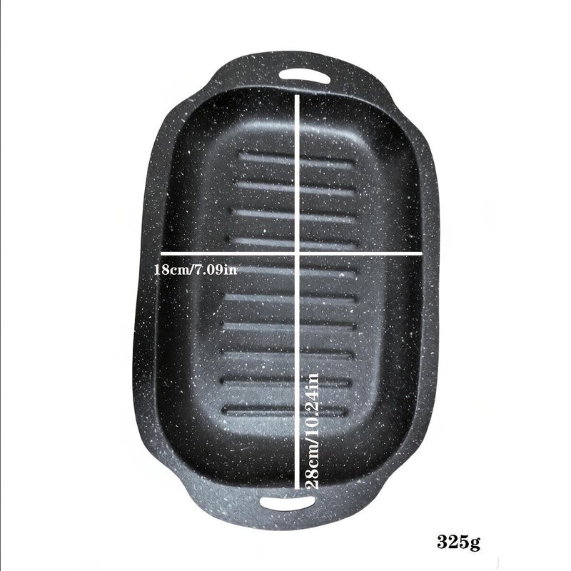 Maifan Stone Baking Pan 11.02 Inch Nonstick Healthy Grilling With Handle - Image 3