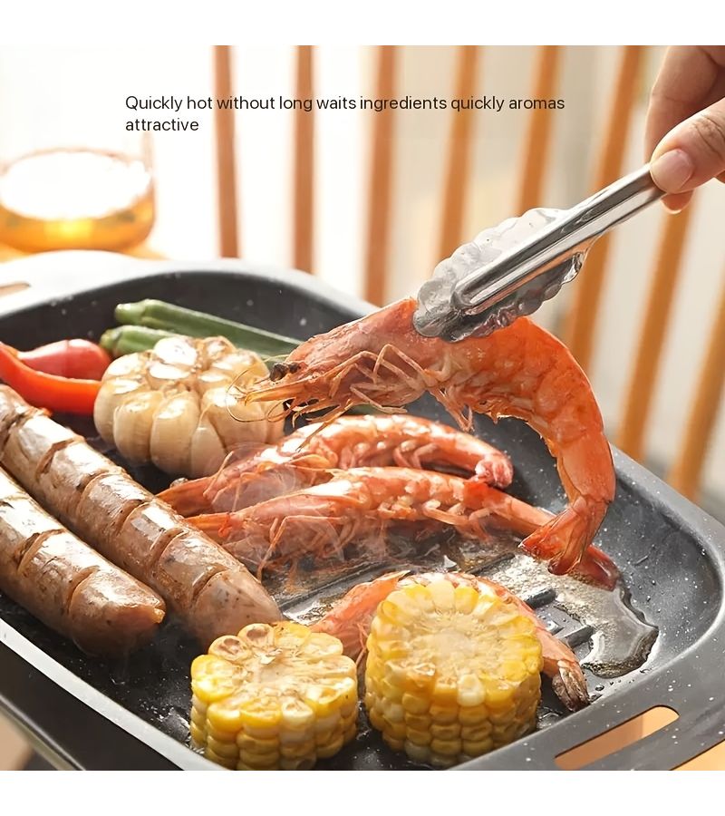 Maifan Stone Baking Pan 11.02 Inch Nonstick Healthy Grilling With Handle - Image 4