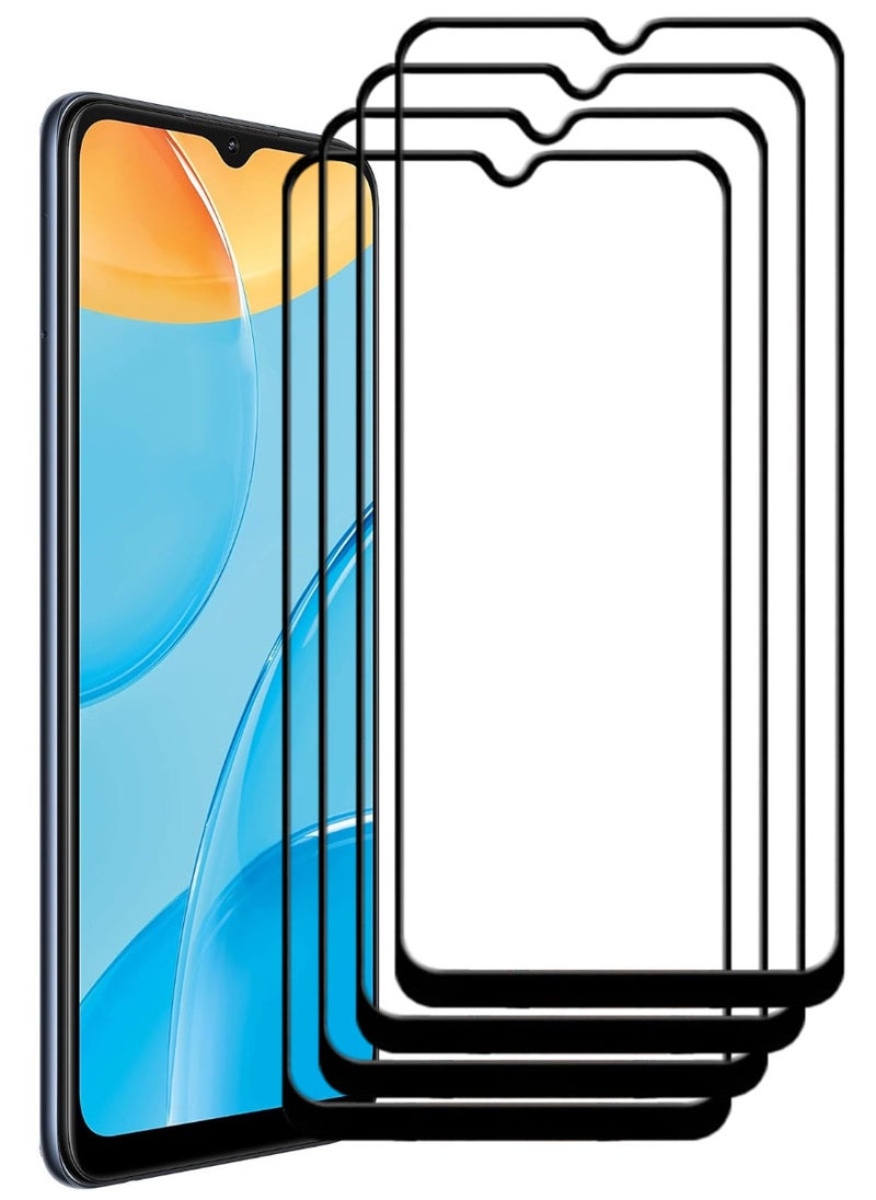 ACLIX 4 Pieces Antistatic ESD Dustproof Premium Quality High Definition Tempered Glass Screen Protector Designed For Oppo A15 - Image 1