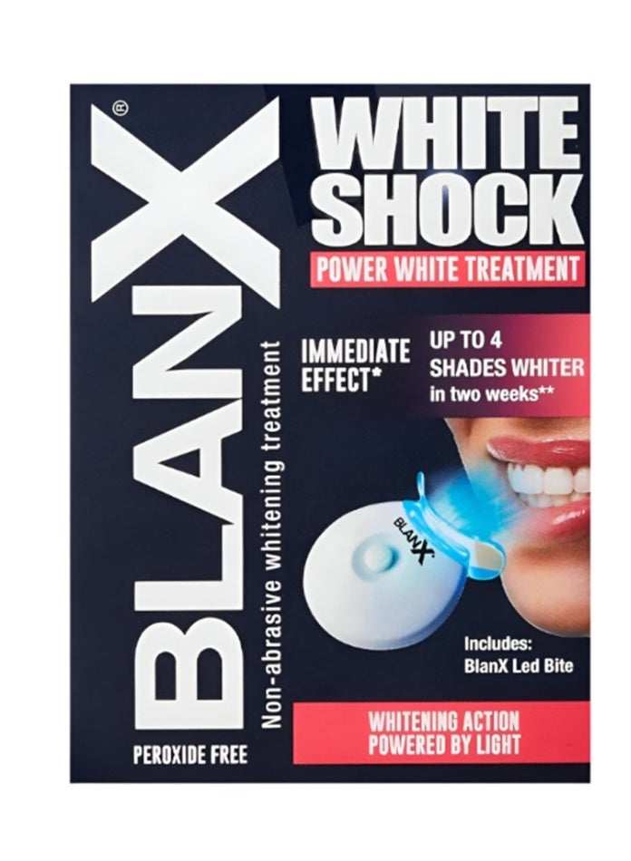 Blanx Kit 50ml White Shock Intensive Teeth Whitening Blue Power - Image 1