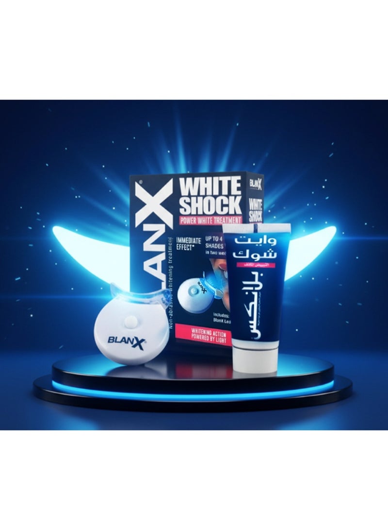 Blanx Kit 50ml White Shock Intensive Teeth Whitening Blue Power - Image 5